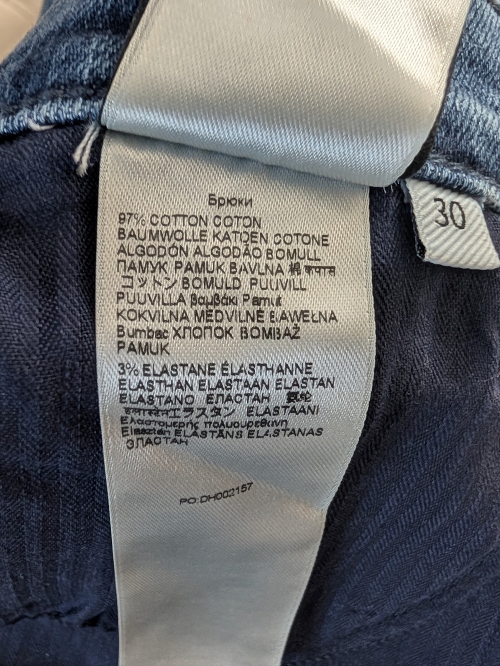 7 For All Mankind Twisted Seam Dojo Jeans Italian Fabric Yuma Blue 10/30 NWT - Picture 15 of 15